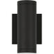 Plaza 60 LED 7.09 inch Black Outdoor Wall Mount